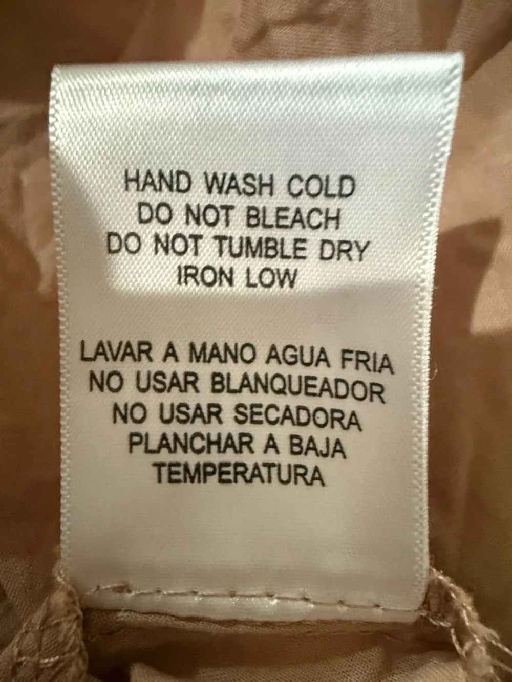 Tuckernuck Hyacinth House Tan & Pink Vines Bennett Maxi Dress Cottagecore XL - Picture 6 of 7